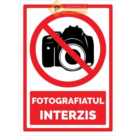 Indicatoare pentru fotografi